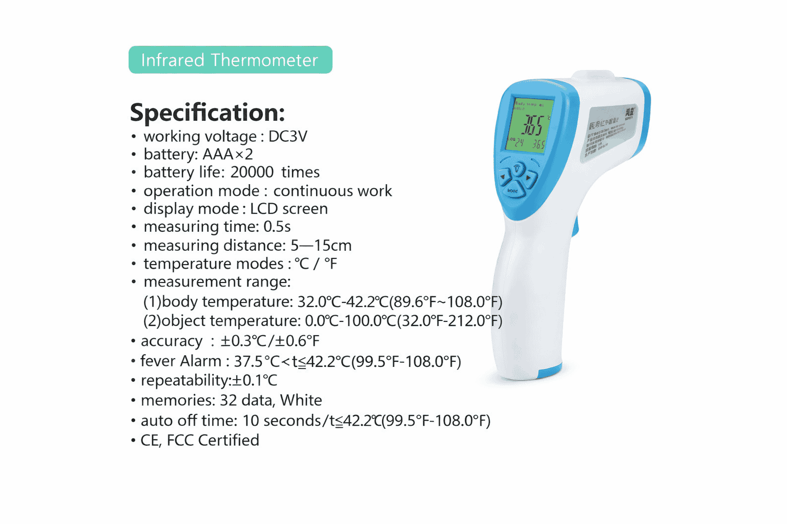 Fever Check Machine Akshdip India Medical and Surgical Products Import Export